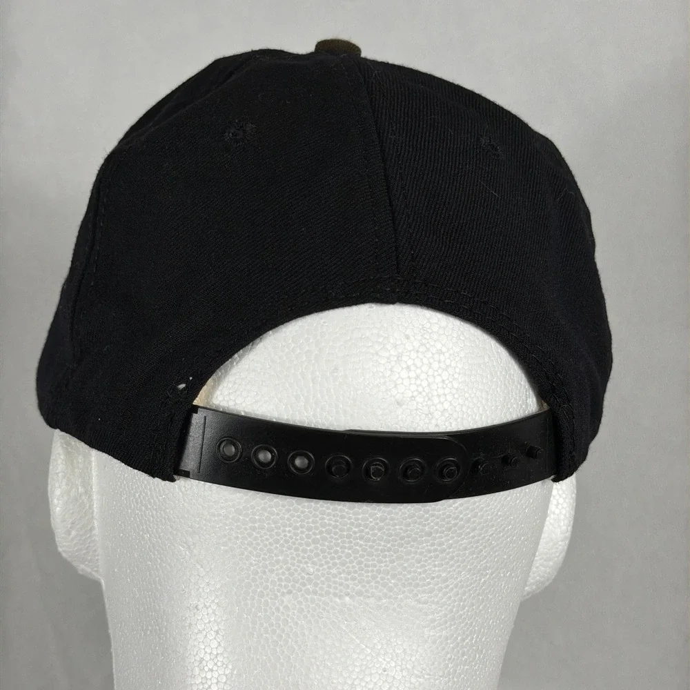American Needle San Antonio Riders WLAF Vintage Snapback Hat‎ OSFA Black Brown